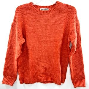 Cotton Emporium Crew Pullover Sweater Sz. S - Dark Orange